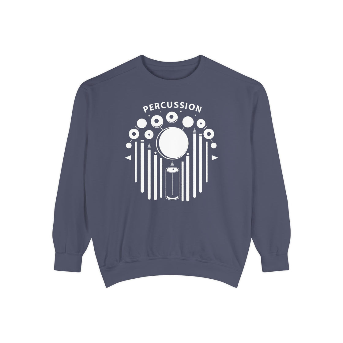 Percussion Sweatshirt – Premium Garment-Dyed Unisex Comfort