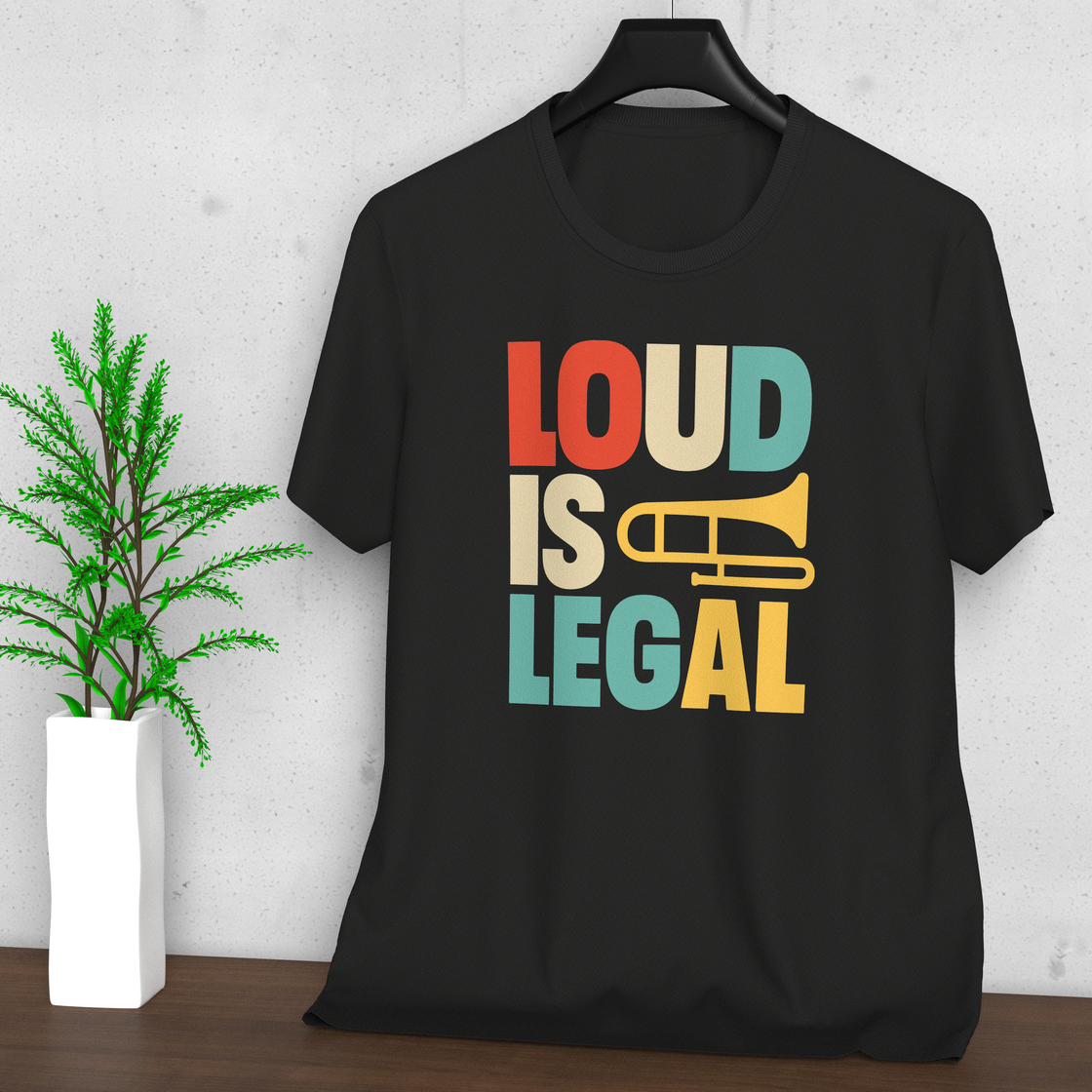 "LOUD IS LEGAL" Unisex T-Shirt – For Those Who Own Their Volume!